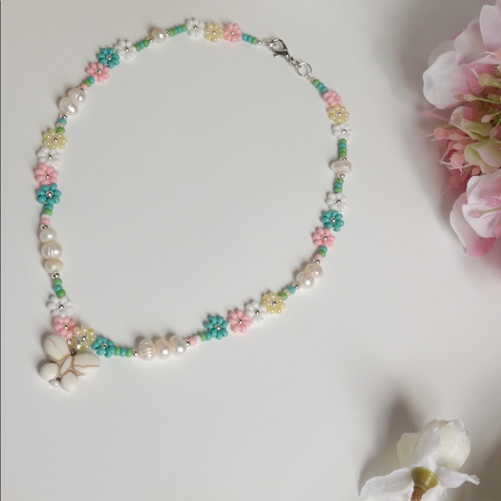 Spring Bouquet Necklace - Picture 2 of 2